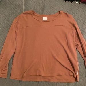 Brown long sleeve shirt